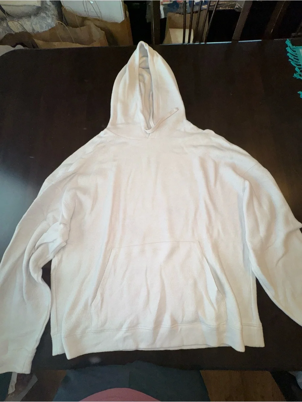 Alo Yoga Triumph Hooded Pullover, Bone Colorway, Men’s XXL
